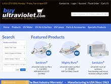 Tablet Screenshot of buyultraviolet.com